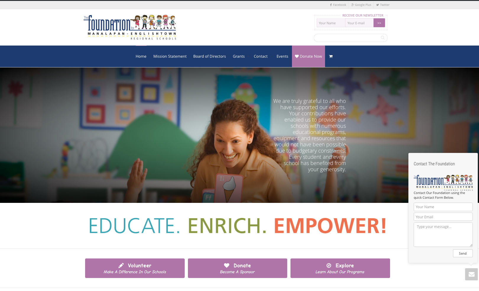 Education Website Design SEO