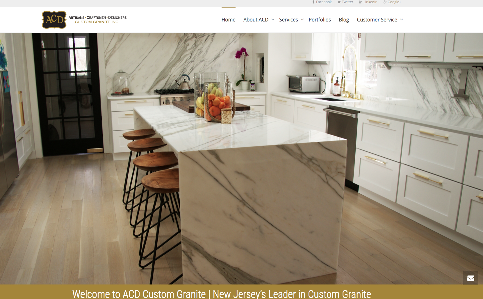 ACD Custom Granite Website Design