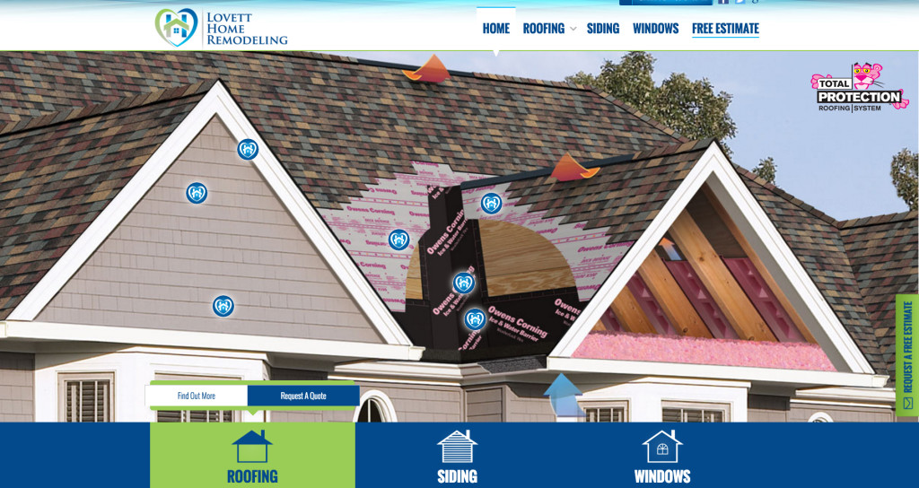 Home Remodeling Web Design