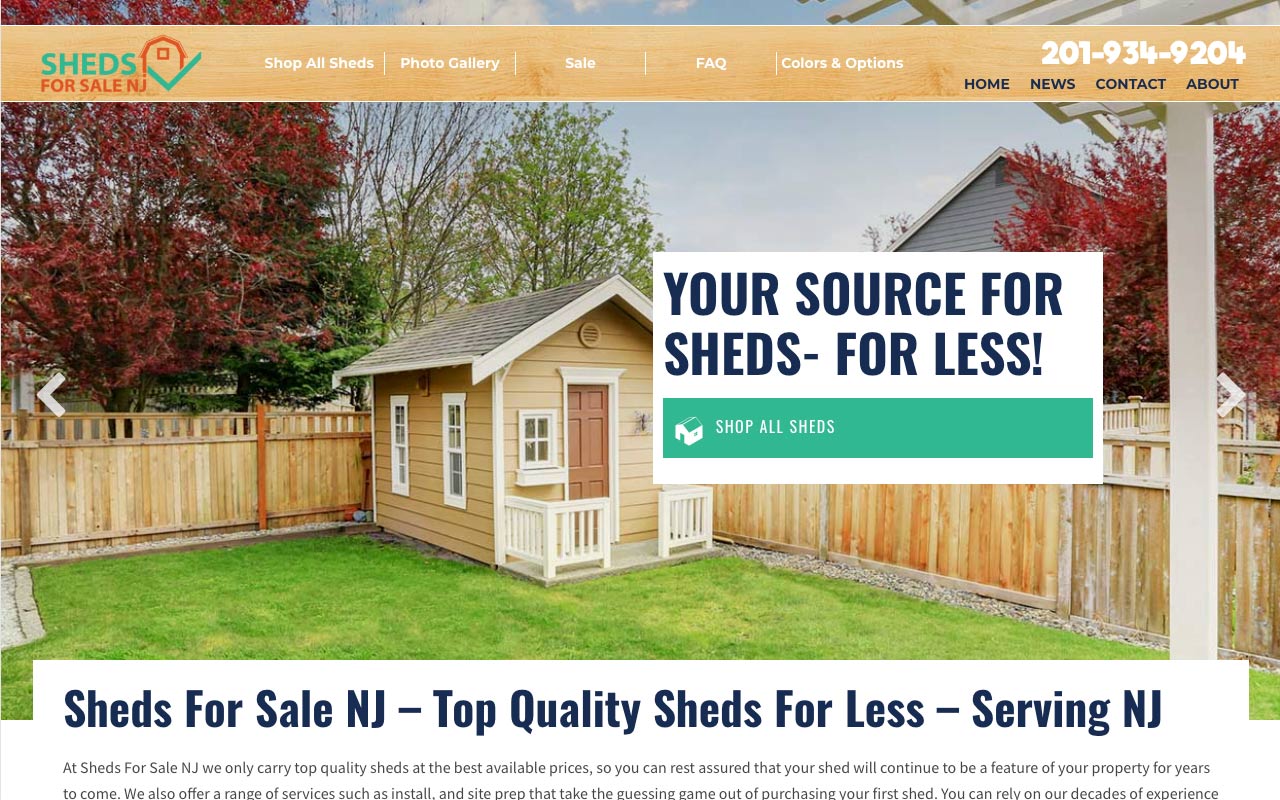 Sheds For Sale NJ Shoreline Digital Marketing & SEO