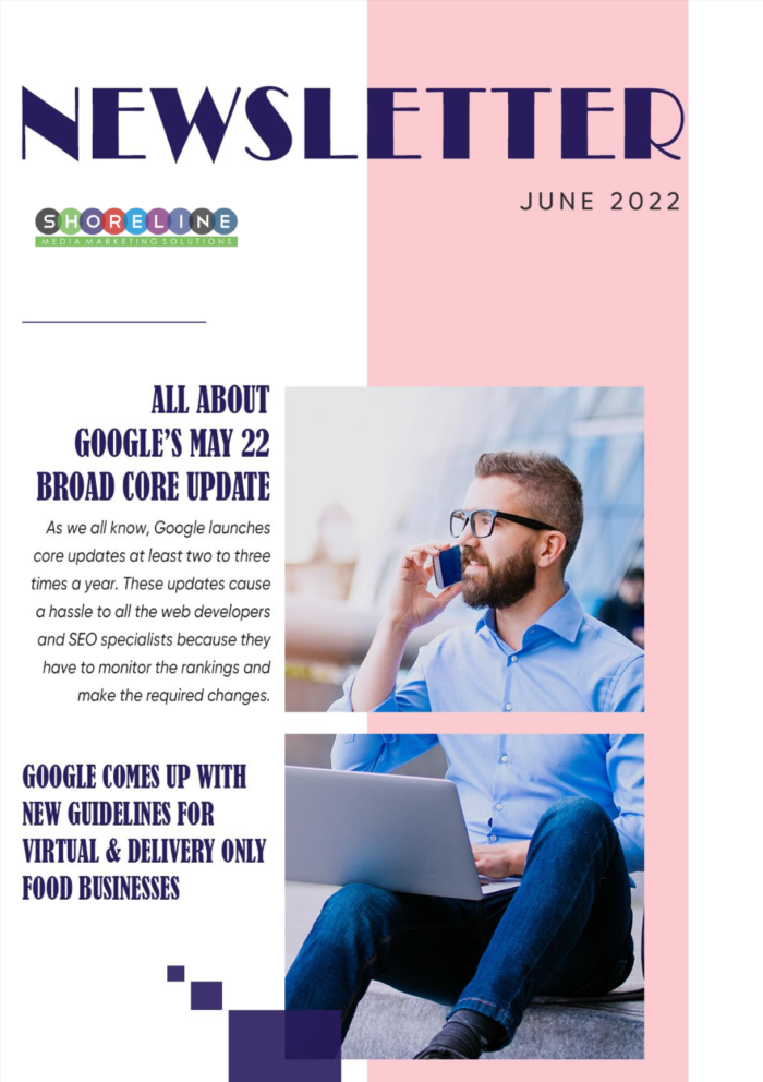 SEO Newsletter Shoreline Digital Marketing June