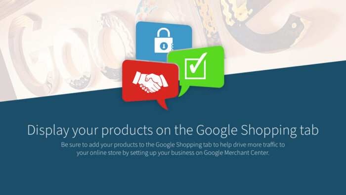 Display your products on the Google Shopping tab