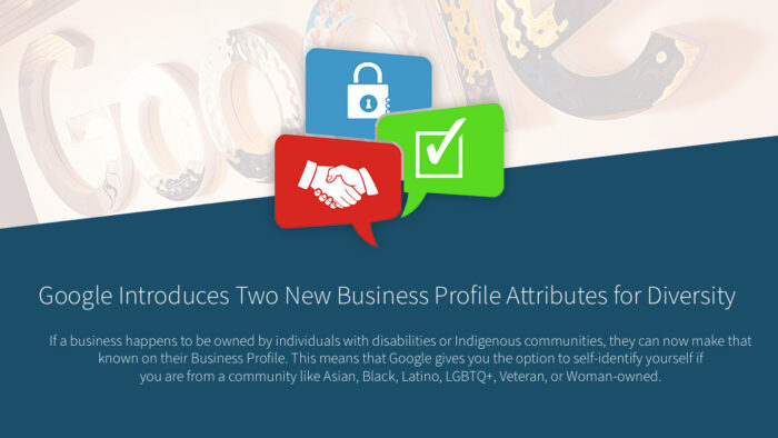 Google Introduces Two New Business Profile Attributes for Diversity